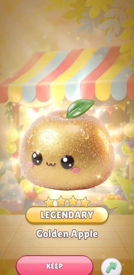 A Legendary bun revealed with golden rays